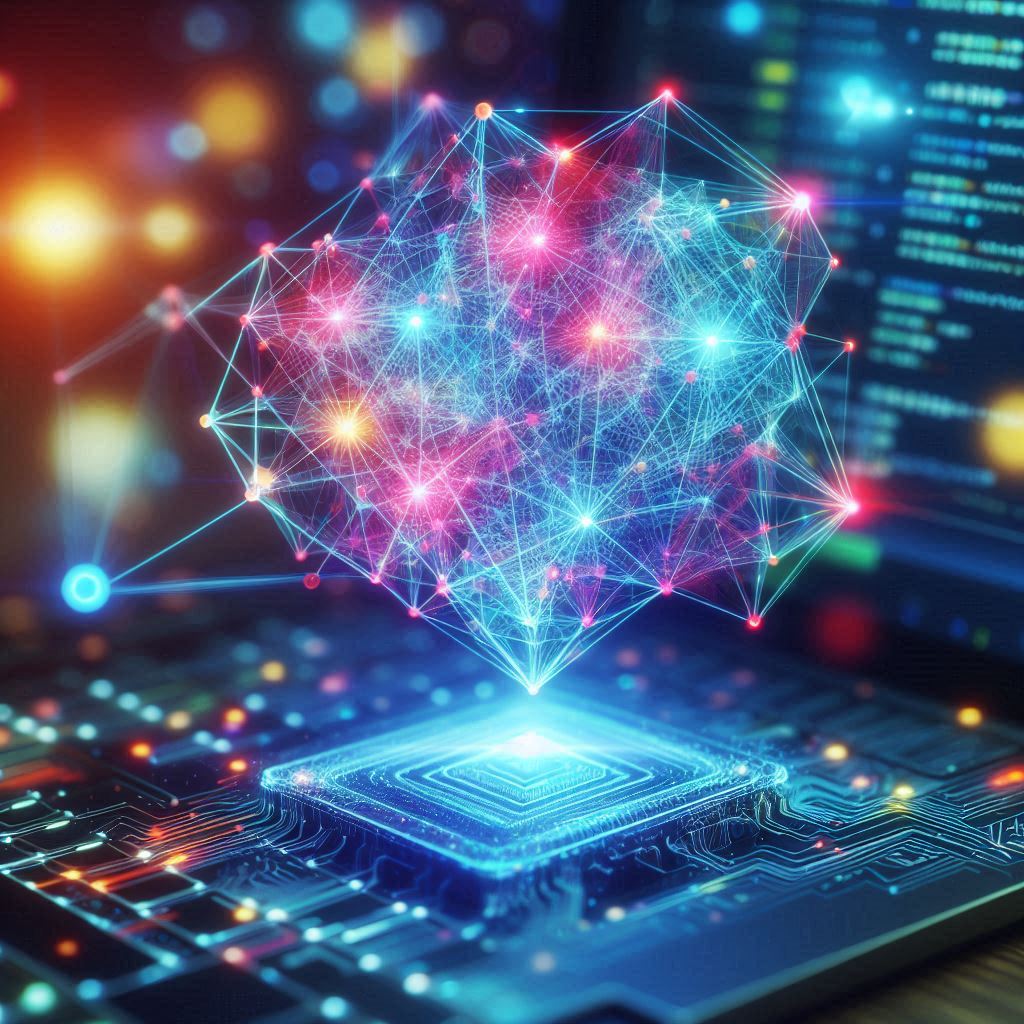 AI neural network fine-tuning visualization
